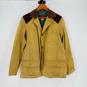 True Vintage 40’s 50’s Hunting Jacket Size 40 Medium Cumberland Tin Cloth Chore